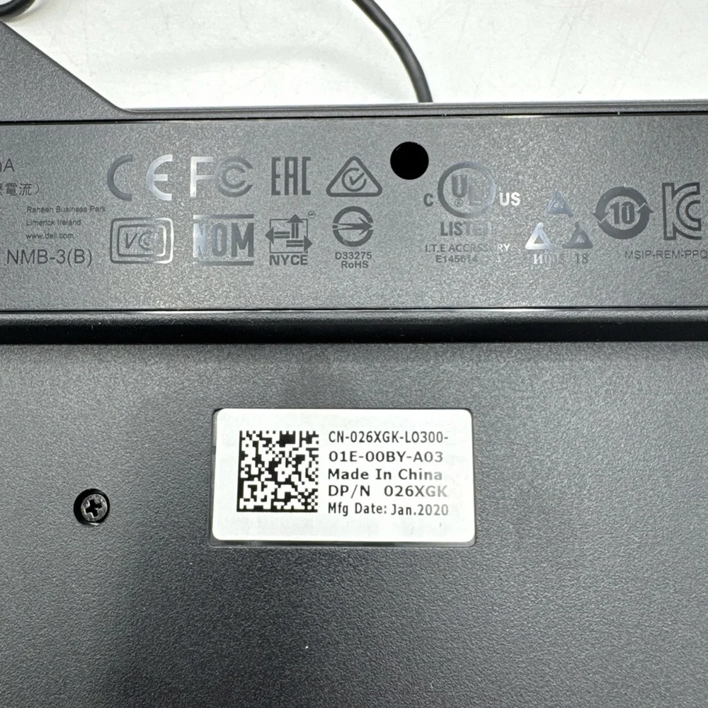 Dell KB813 (KB813BKUS) Smartcard Wired Keyboard - Black new